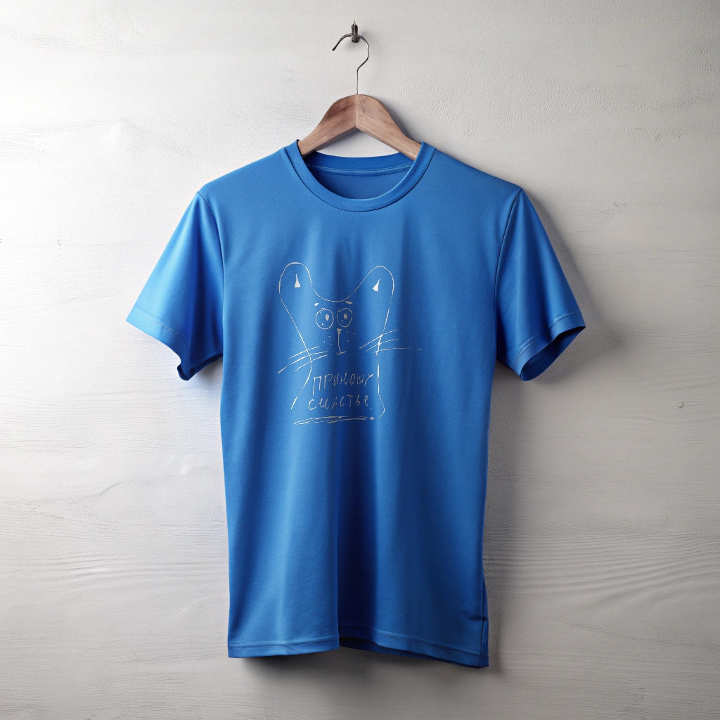 "Приношу счастье" printed t-shirt