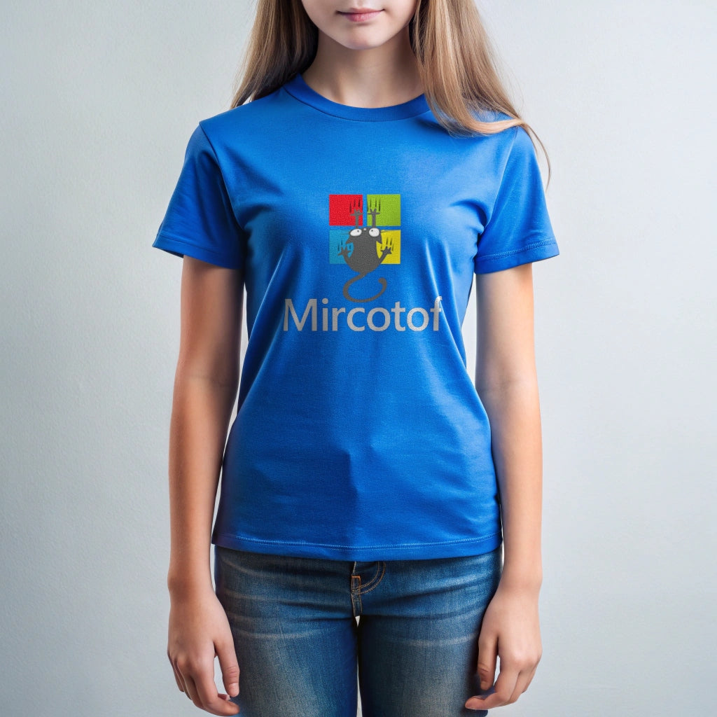 חולצת טריקו מודפסת "Mircotof"