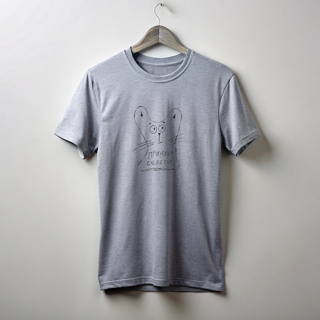 "Приношу счастье" printed t-shirt