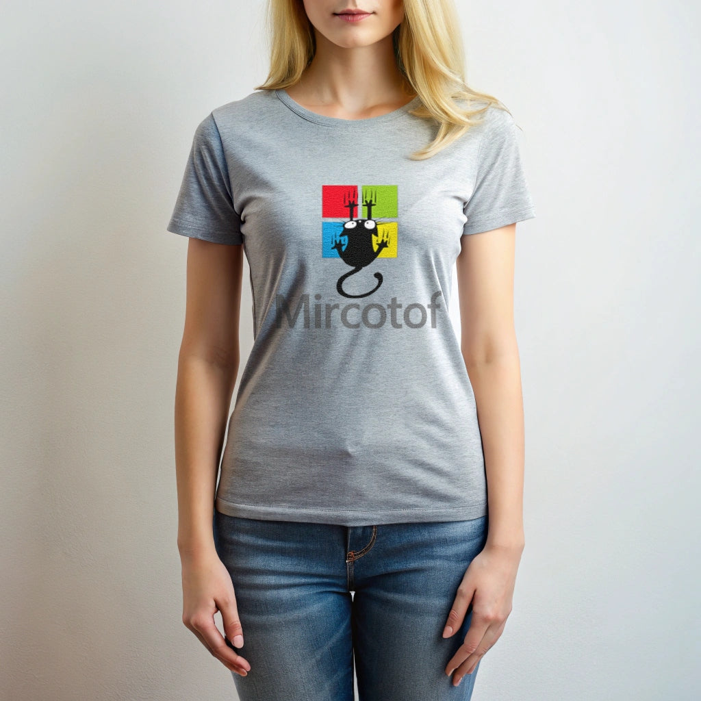 חולצת טריקו מודפסת "Mircotof"