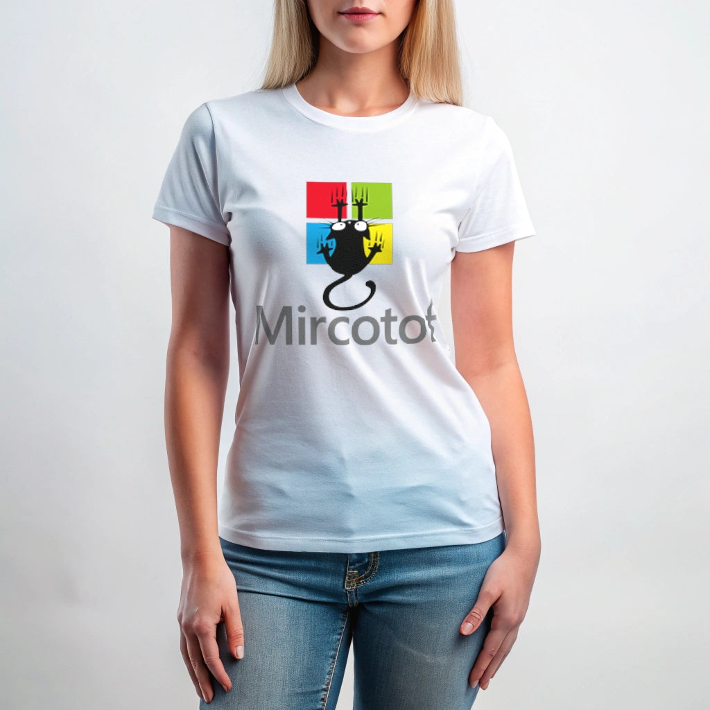 חולצת טריקו מודפסת "Mircotof"