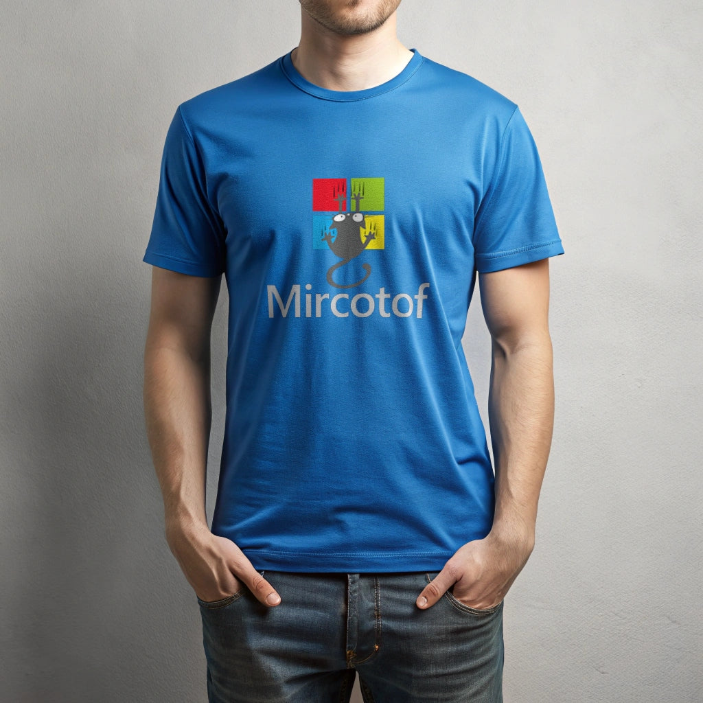 חולצת טריקו מודפסת "Mircotof"