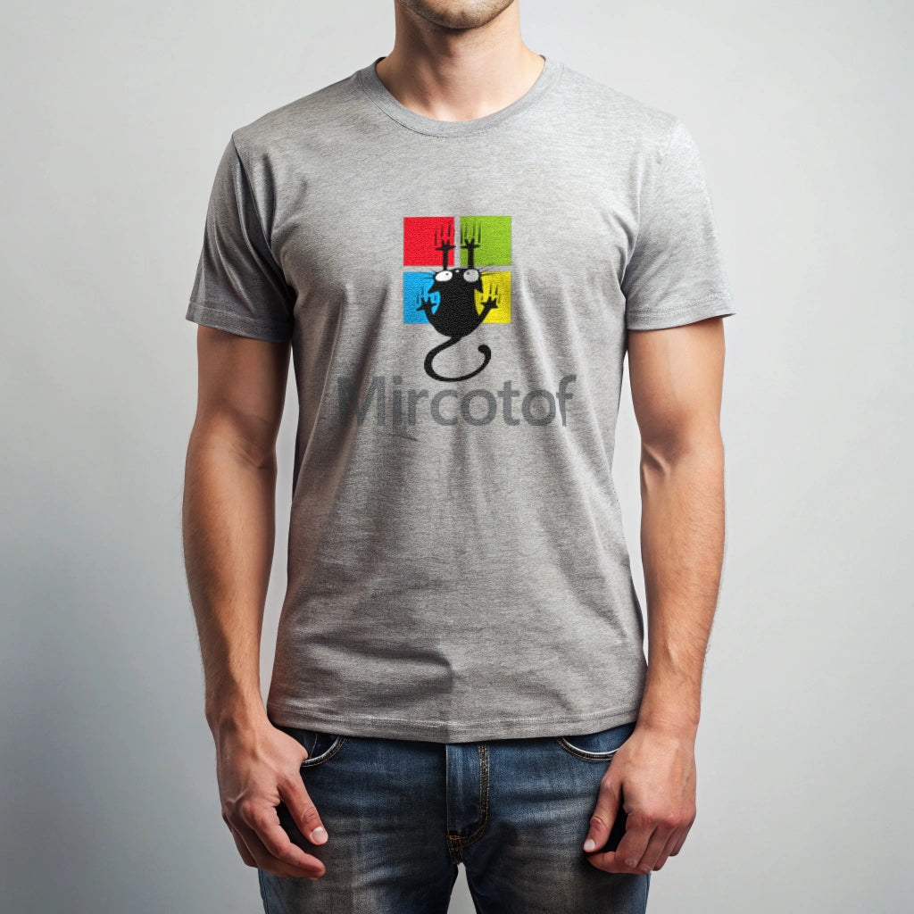 חולצת טריקו מודפסת "Mircotof"