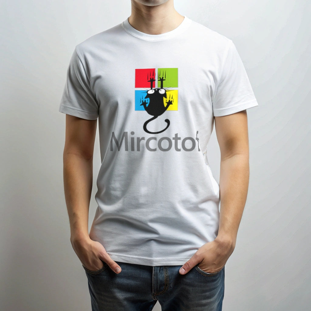 חולצת טריקו מודפסת "Mircotof"