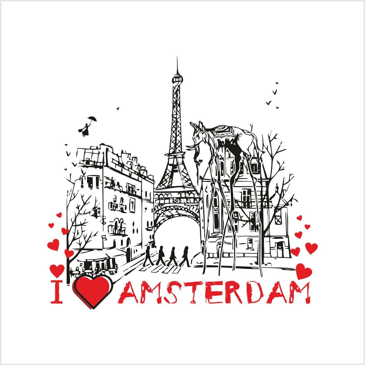 חולצת הטריקו "Amsterdam"