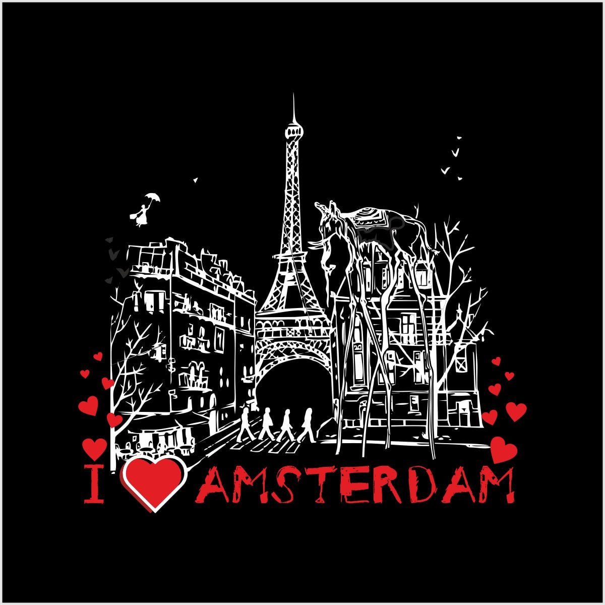 חולצת הטריקו "Amsterdam"