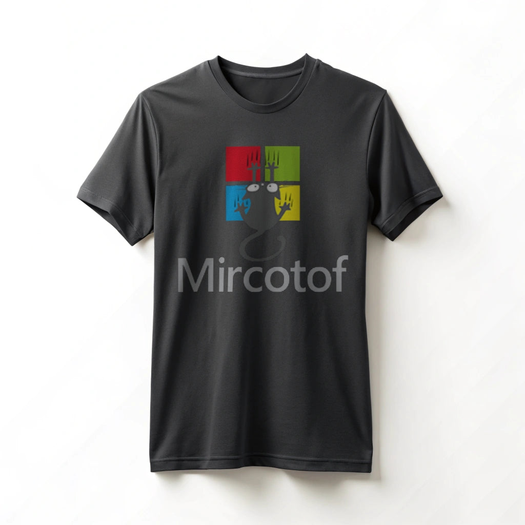 חולצת טריקו מודפסת "Mircotof"